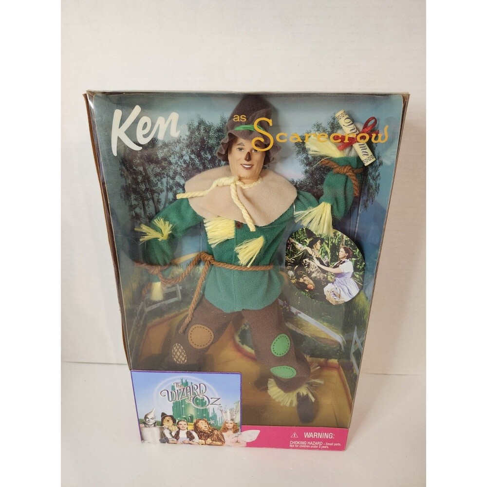 1999 The Wizard of OZ Ken as Scarecrow With Diploma Barbie Doll Sealed NEW